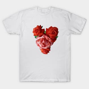 Branch of Red Roses T-Shirt